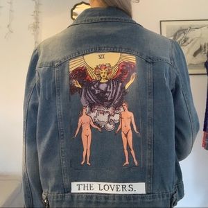 Tarot Card Denim Jacket